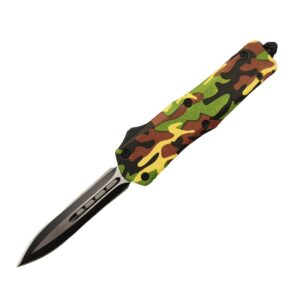 Navaja militar de 4 pulgadas, camuflaje.
