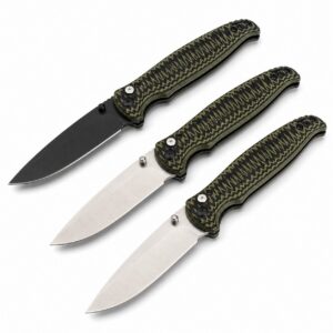 Cuchillo de apertura lateral Butterfly 4300 con mango G10 bicolor